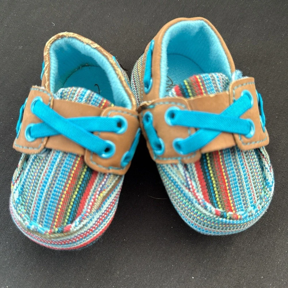 Blazzin Roxx Colorful Striped baby shoes